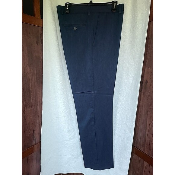 NWT $95 Perry Ellis Portfolio Men's Slim Fit Solid Tech Pants, Grey, Dif. Sizes - Picture 1 of 4